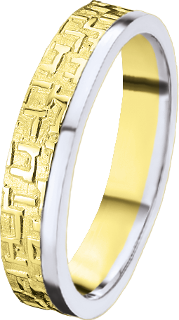 ALIANZA ORO BICOLOR MODELO 5117 DE 4.0m DE ANCHO