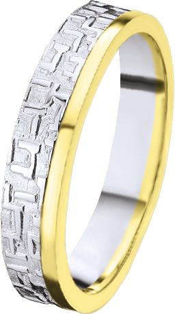 ALIANZA ORO BICOLOR MODELO 5117 DE 4.0m DE ANCHO