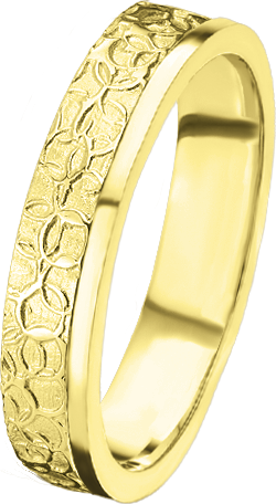 ALIANZA ORO AMARILLO MODELO 5122 DE 4.m DE ANCHO