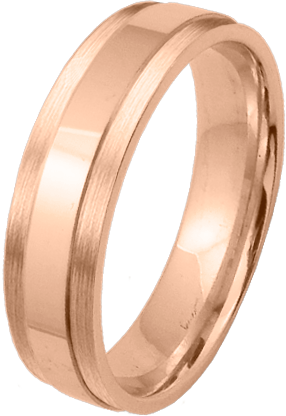 ALIANZA ORO BICOLOR 18KT  5.0m