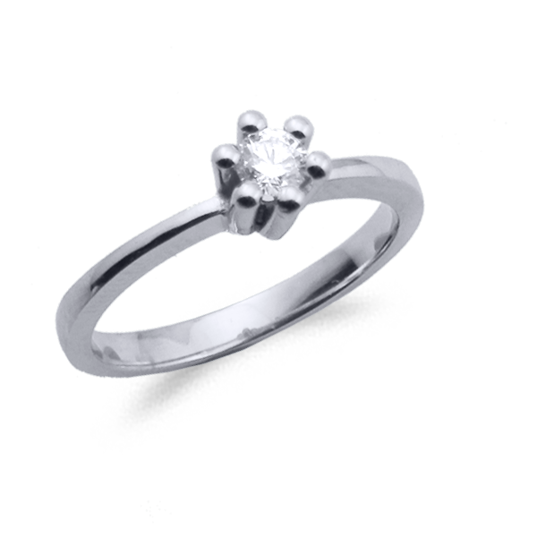 SOLITARIO ORO Y DIAMANTE 0.15ct MODELO 29512