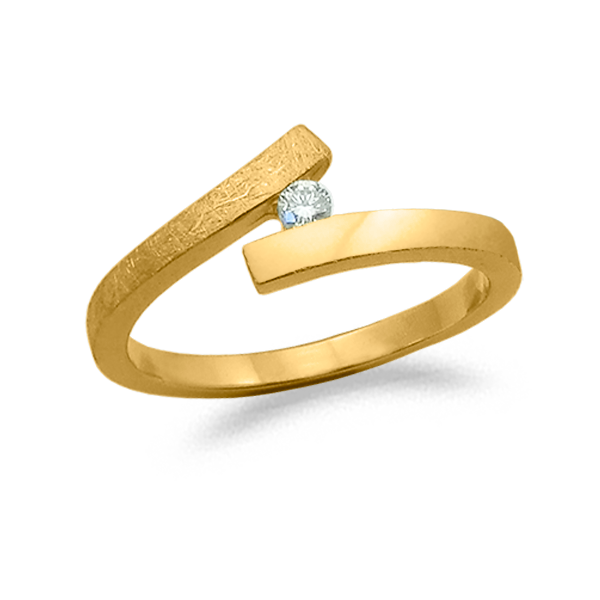 SOLITARIO ORO Y DIAMANTE 0.05ct MODELO 29592