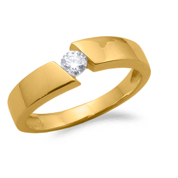 SOLITARIO ORO Y DIAMANTE 0.15ct MODELO 29661