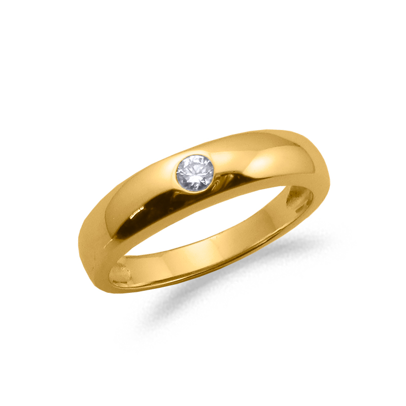 SOLITARIO ORO Y DIAMANTE 0.09ct MODELO 29681