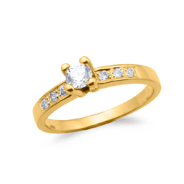 SORTIJA ORO Y DIAMANTES (0.32ct TOTAL) MODELO 29727